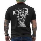 Music Festival Rock Cat Rock N Roll T-Shirt mit Rückendruck