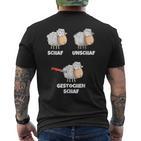 Saying Photographers Sheep Unschaf Struck Sheep T-Shirt mit Rückendruck