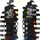 Gamer Dj Never Forget Nostalgia intage Retro T-Shirt mit Rückendruck