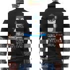 Ganz Dünnes Eis Freundchen Sarkasmus Lustiger Spruch Fun T-Shirt mit Rückendruck