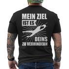 Goalkeeper Goalkeeper Football T-Shirt mit Rückendruck