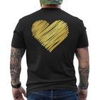 Golden Heart T-Shirt mit Rückendruck