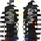 Gulf Of Mexico Foreverintage Retro S T-Shirt mit Rückendruck