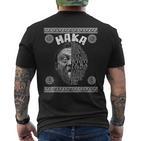 Haka Fans Maori Warrior New Zealand Rugby T-Shirt mit Rückendruck