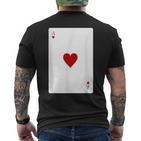 Heart Ace Costume T-Shirt mit Rückendruck