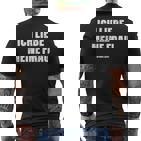 Herren Ich Liebe Meine Frau Ehemann Sarkasmusalentinstag Spruch T-Shirt mit Rückendruck