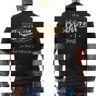 Het Is Een Brown Ding Je Zou Het Niet Begrijpen T-Shirt mit Rückendruck