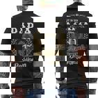 Het Is Een Papa Ding Je Zou Het Niet Begrijpen Papa Naam T-Shirt mit Rückendruck