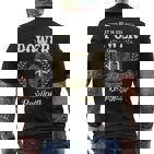 Het Is Een Power Ding Je Zou Het Niet Begrijpen Power Naam T-Shirt mit Rückendruck