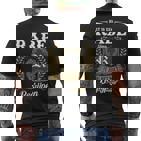 Het Is Een Rabe Ding Je Zou Het Niet Begrijpen Rabe Naam T-Shirt mit Rückendruck