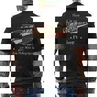 Het Is Een Zimmermann Ding Je Zou Het Niet Begrijpen T-Shirt mit Rückendruck