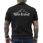 Hiking Mountaineering Trekking Bermembe Wanderlust Climbing T-Shirt mit Rückendruck