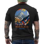 Himalaya Travel Mountain Exploration Lovertrip Himalaya Nepal T-Shirt mit Rückendruck