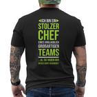 Ich Bin Stolzer Chef  Boss  Chef T-Shirt mit Rückendruck