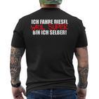 Ich Fahre Diesel Weil Super Bin Ich Selber Car Tuning T-Shirt mit Rückendruck