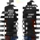 Ich Hab In Mein Bett Gekackt Lustiger Spruch Party Outfit T-Shirt mit Rückendruck