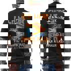 Ich Liebe Es Wenn Meine Frau Mich Angeln Lässt Angler T-Shirt mit Rückendruck