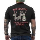 Ich Reichts Ich Geh Zu Meine Donsel T-Shirt mit Rückendruck