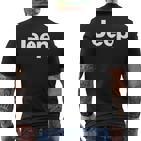 Jeep Classic Text Logo T-Shirt mit Rückendruck