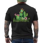 Kakn Kuscheln Kaktus Umarmen Witz Spaß Liebe Geschenk T-Shirt mit Rückendruck