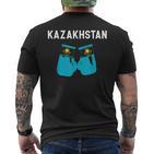 Kasachstan Kasachstan Boxer Boxen Geschenke T-Shirt mit Rückendruck