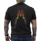 Kölner Dom Regenbogen Regenbogenfahne Pride Lgbtq Lesbisch T-Shirt mit Rückendruck