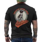 Laika Gagarin Dog Sputnik Propaganda Russia Ussr T-Shirt mit Rückendruck