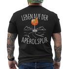 Leben Auf Der Aperolspur Official Spritz Club Aperollin' T-Shirt mit Rückendruck