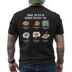 Leberkäse In Der Freizeit Meat Cheese Liver Cheese S T-Shirt mit Rückendruck