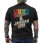 Legendary Since 9Th January 1985 Birthday 911985 T-Shirt mit Rückendruck