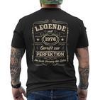 Legends 1976 Born intage 1976 Birthday T-Shirt mit Rückendruck