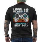 Level 12 Jahre Geburtstags Junge Gamer 2013 Geburtstag T-Shirt mit Rückendruck