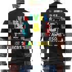 Level 8 Freigeschaltet Fantastisch Seit Dem 8 Geburtstagon Gaming 2017 T-Shirt mit Rückendruck