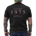 Limited Edition 1975 Birthday 1975 Born 1975Intage T-Shirt mit Rückendruck