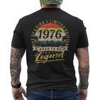 Limited Edition 1976 Geburtstag Retro Geburtsjahr 1976 T-Shirt mit Rückendruck