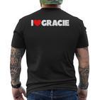 I Love Gracie T-Shirt mit Rückendruck