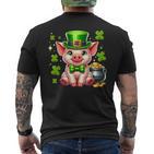 Lucky Pig New Year's Eve Pig New Year Lucky Pigs T-Shirt mit Rückendruck