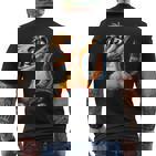 Meerkat Dabbing Meerkat Dancing T-Shirt mit Rückendruck