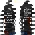 Mein Hund Hört Hervorragend Lustiger Hundehalter Spruch T-Shirt mit Rückendruck