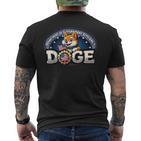 Ministry Of Government Efficiency DOGE Elon T-Shirt mit Rückendruck