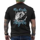 Mir Reichts Ich Geh Angeln Sayings Fun Clothing For Fishing T-Shirt mit Rückendruck