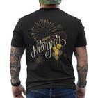 New Year's Eve Fireworks Happy New Year 2024 T-Shirt mit Rückendruck