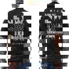 New York Ist Ein Gefühl New York T-Shirt mit Rückendruck