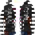 Official Skihaserl Party Crew Ski Sayings T-Shirt mit Rückendruck