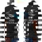 Offizielles Schlaf Boston Terrier Hund Hunde Liebhaber T-Shirt mit Rückendruck
