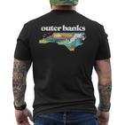 Outer Banks North Carolina Outdoors Retro Nature T-Shirt mit Rückendruck