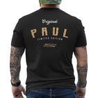 Paul Limited Edition S T-Shirt mit Rückendruck