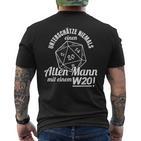 Pen Paper Fantasy Role Play D20 Slogan T-Shirt mit Rückendruck