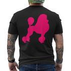 Pink Poodle T-Shirt mit Rückendruck