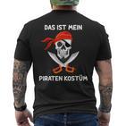 This Is My Pirate Costume T-Shirt mit Rückendruck